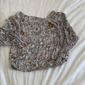 flowy cropped blouse from Urban Outfitters